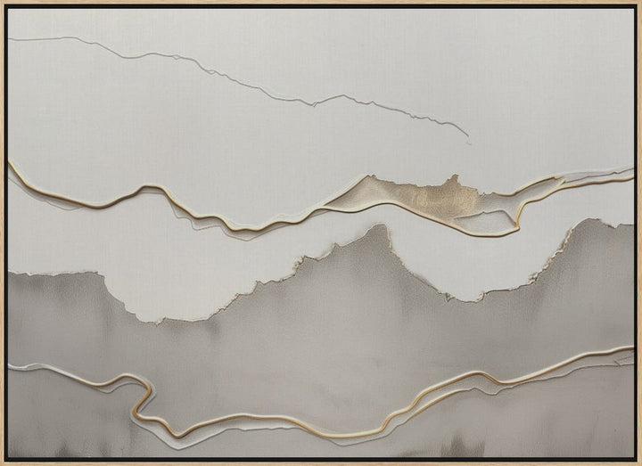 Metallic landscape nº5 - Stretched Canvas, Poster or Fine Art Print I Heart Wall Art