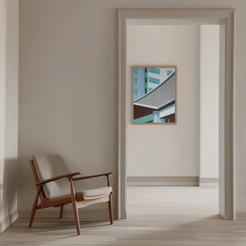 Miami Sherryfontenac - Stretched Canvas, Poster or Fine Art Print I Heart Wall Art