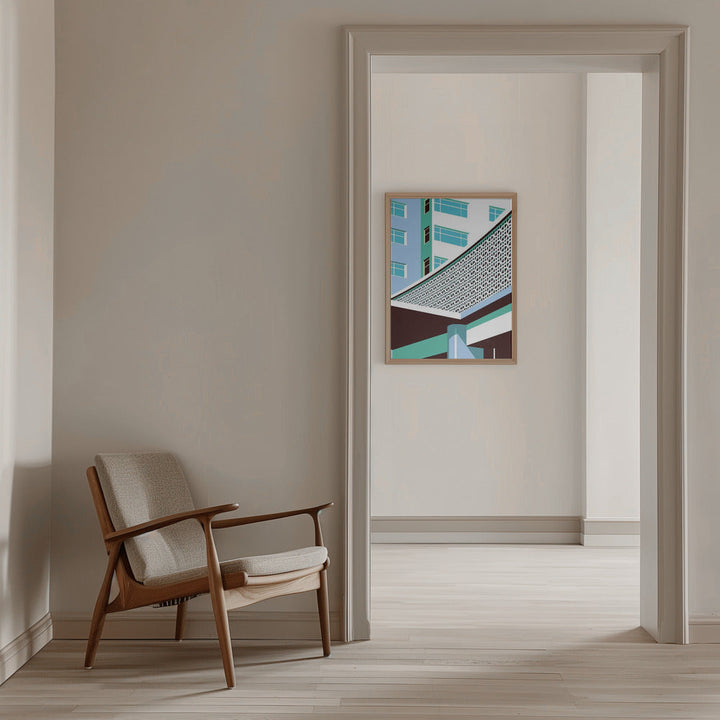 Miami Sherryfontenac - Stretched Canvas, Poster or Fine Art Print I Heart Wall Art