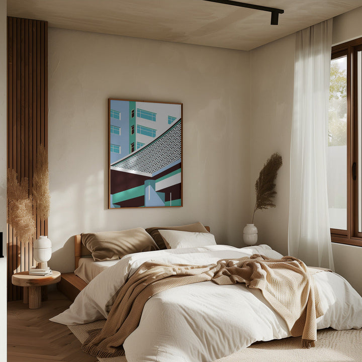 Miami Sherryfontenac - Stretched Canvas, Poster or Fine Art Print I Heart Wall Art
