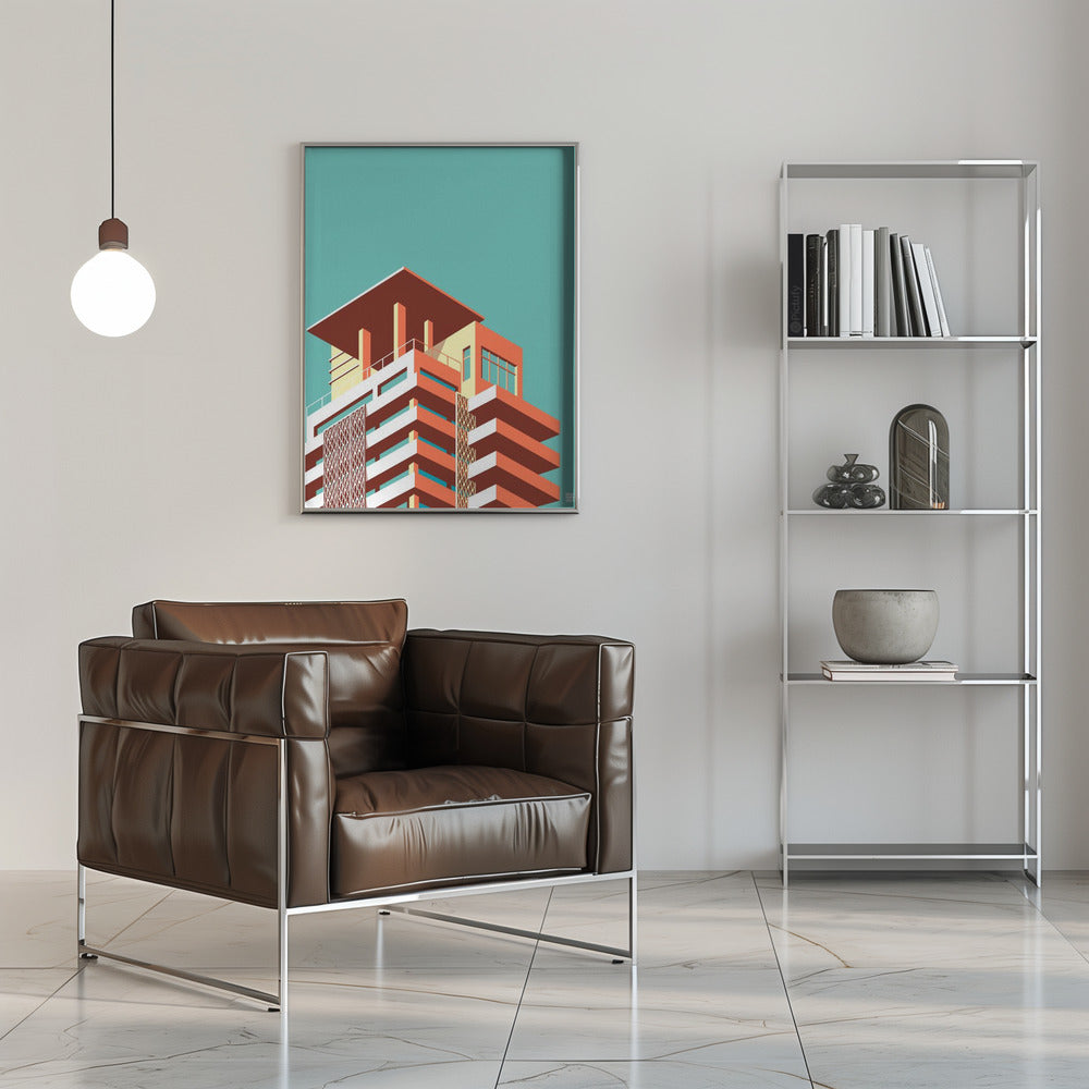 Miami Sohohouse - Stretched Canvas, Poster or Fine Art Print I Heart Wall Art