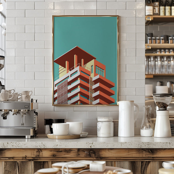 Miami Sohohouse - Stretched Canvas, Poster or Fine Art Print I Heart Wall Art