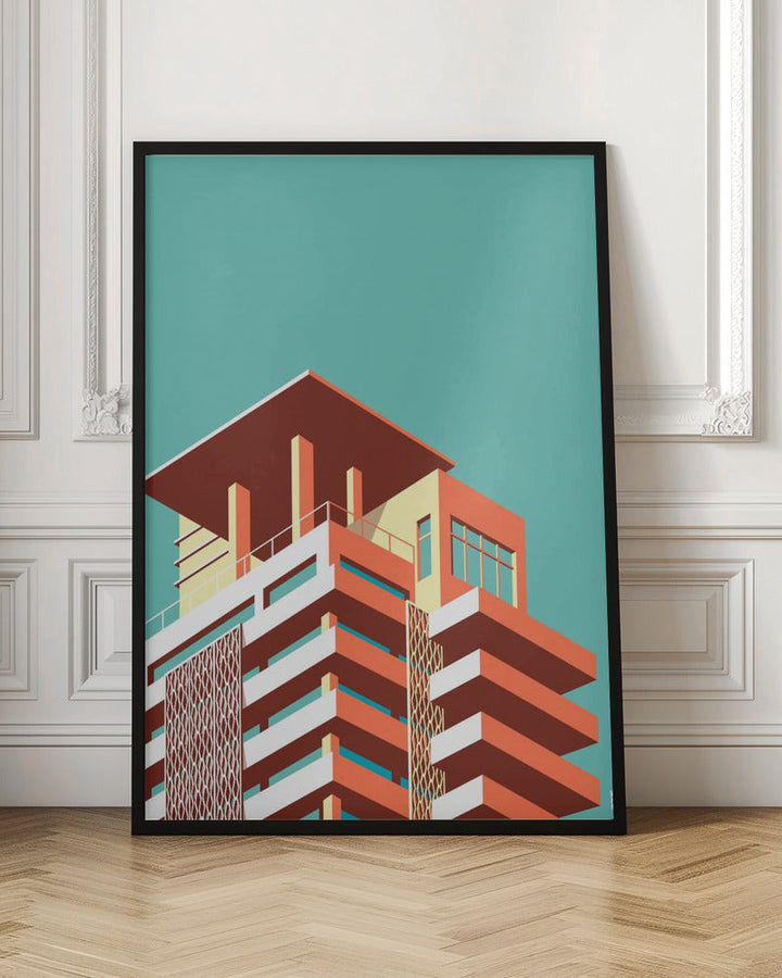 Miami Sohohouse - Stretched Canvas, Poster or Fine Art Print I Heart Wall Art