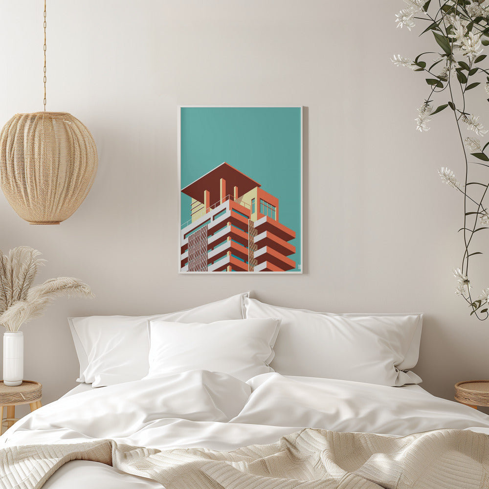 Miami Sohohouse - Stretched Canvas, Poster or Fine Art Print I Heart Wall Art