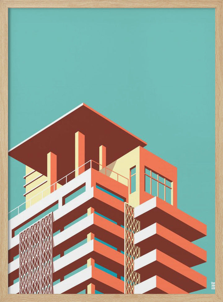 Miami Sohohouse - Stretched Canvas, Poster or Fine Art Print I Heart Wall Art