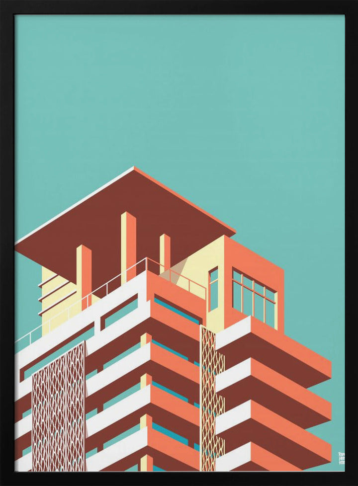 Miami Sohohouse - Stretched Canvas, Poster or Fine Art Print I Heart Wall Art
