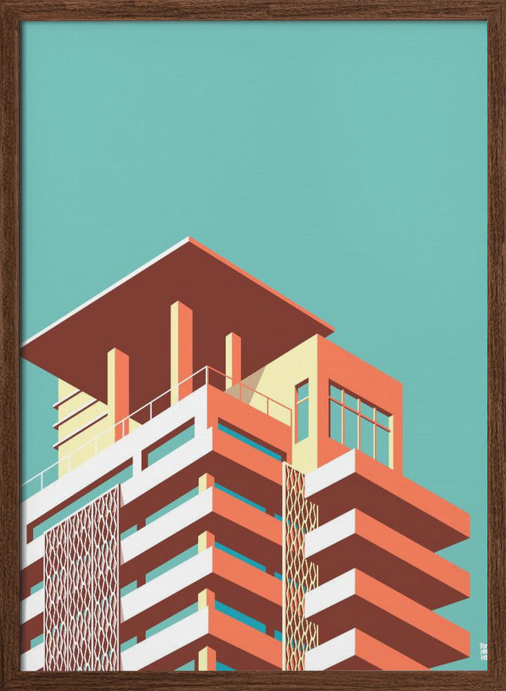 Miami Sohohouse - Stretched Canvas, Poster or Fine Art Print I Heart Wall Art