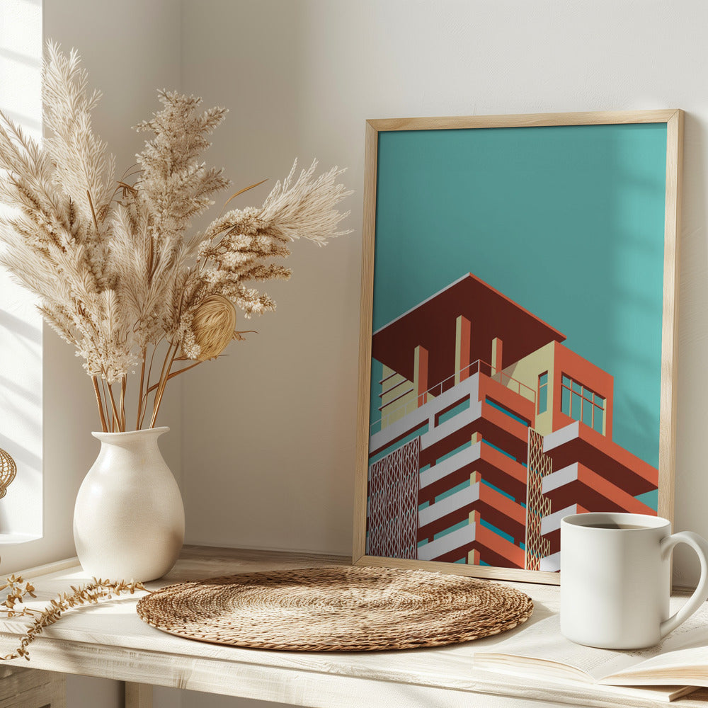 Miami Sohohouse - Stretched Canvas, Poster or Fine Art Print I Heart Wall Art