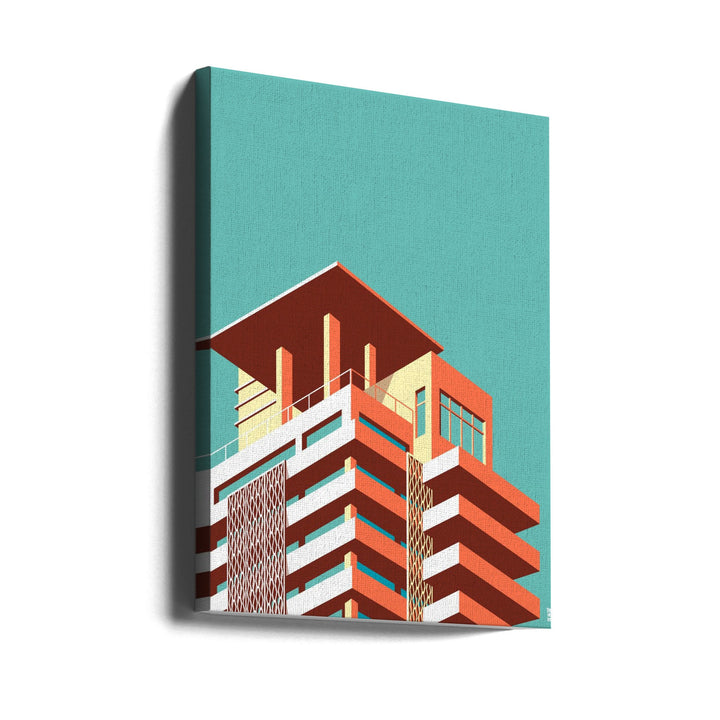 Miami Sohohouse - Stretched Canvas, Poster or Fine Art Print I Heart Wall Art