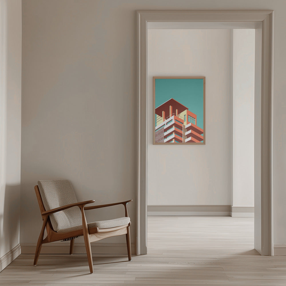Miami Sohohouse - Stretched Canvas, Poster or Fine Art Print I Heart Wall Art
