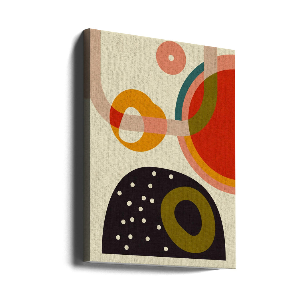 Mid Century Cirque 4 Kopie - Stretched Canvas, Poster or Fine Art Print I Heart Wall Art