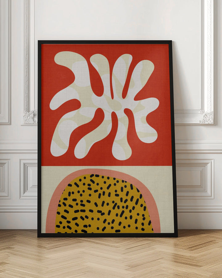 Mid Century Cut Outs - Stretched Canvas, Poster or Fine Art Print I Heart Wall Art