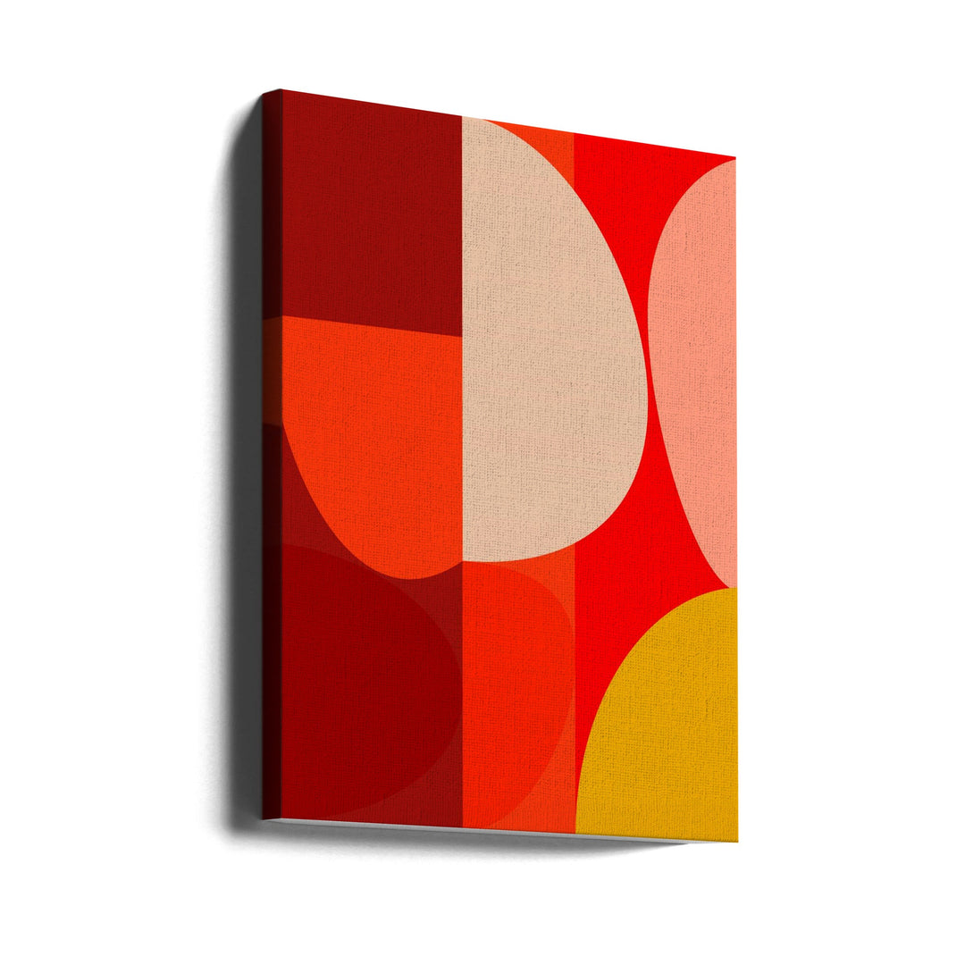 Mid Century Pastel 10 - Stretched Canvas, Poster or Fine Art Print I Heart Wall Art