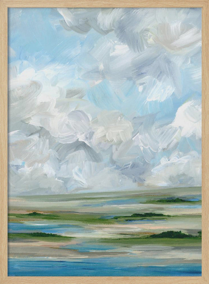 Mid Day Marsh - Stretched Canvas, Poster or Fine Art Print I Heart Wall Art