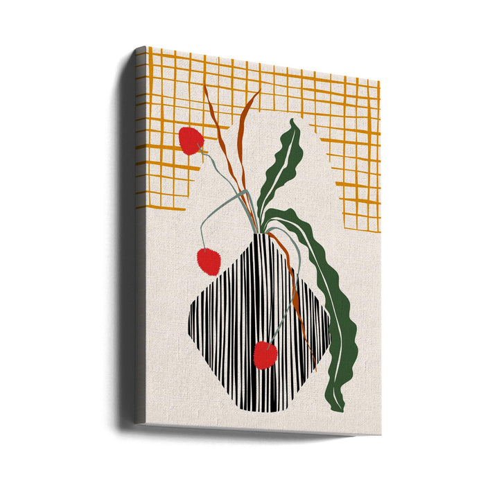 Midcentury Ikebana Light - Stretched Canvas, Poster or Fine Art Print I Heart Wall Art
