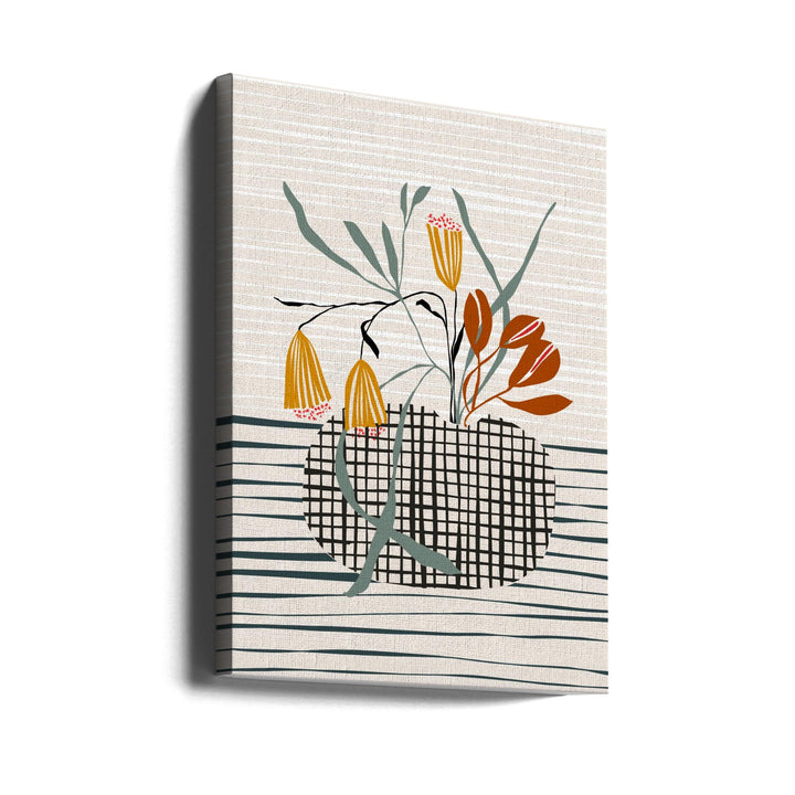 Midcentury Vase Light - Stretched Canvas, Poster or Fine Art Print I Heart Wall Art