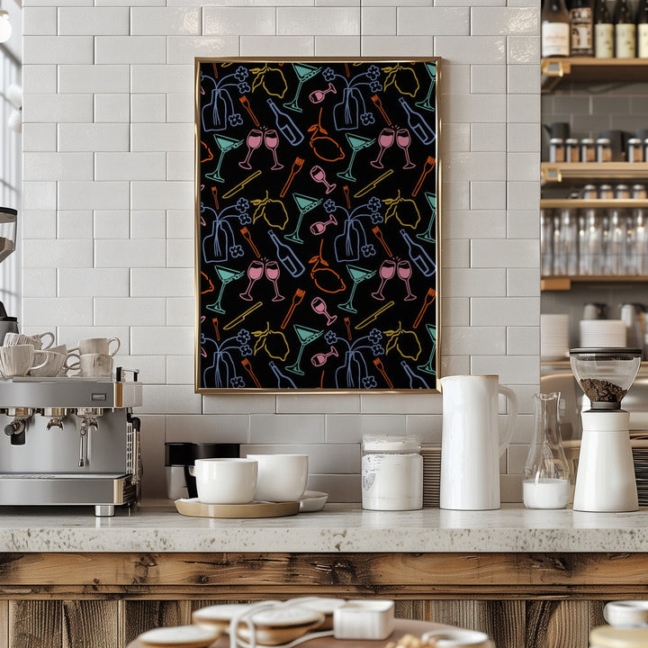 Midnight Feast - Stretched Canvas, Poster or Fine Art Print I Heart Wall Art