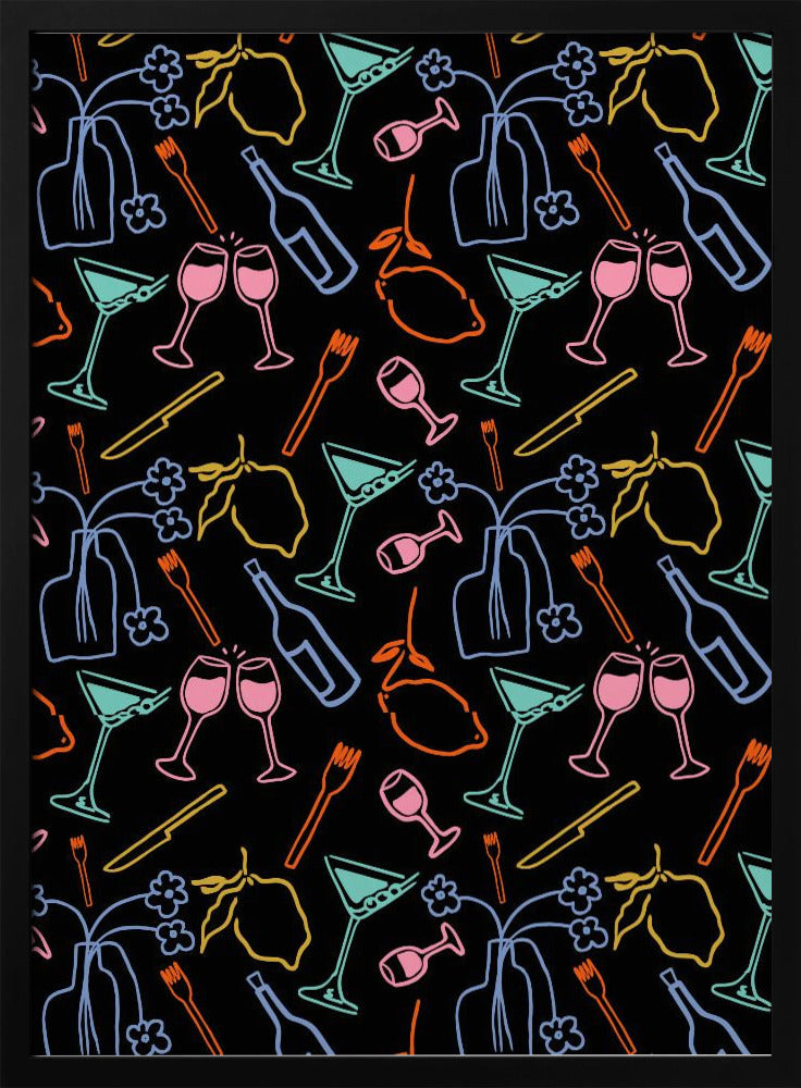 Midnight Feast - Stretched Canvas, Poster or Fine Art Print I Heart Wall Art