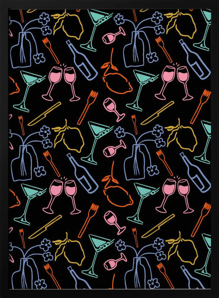 Midnight Feast - Stretched Canvas, Poster or Fine Art Print I Heart Wall Art