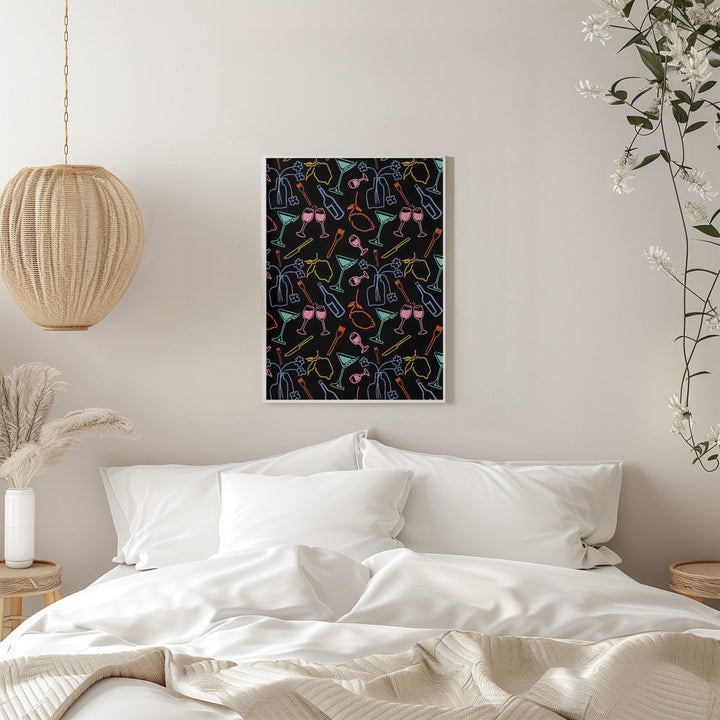 Midnight Feast - Stretched Canvas, Poster or Fine Art Print I Heart Wall Art