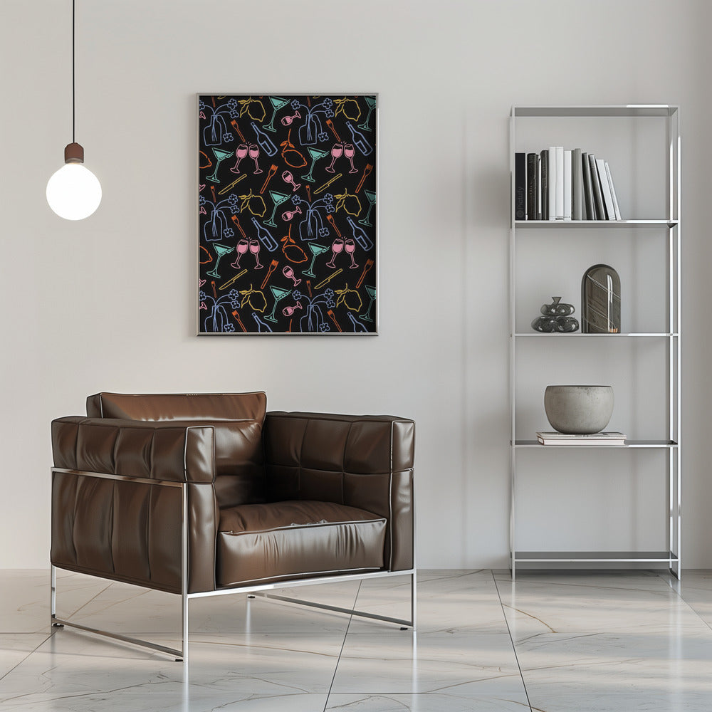 Midnight Feast - Stretched Canvas, Poster or Fine Art Print I Heart Wall Art