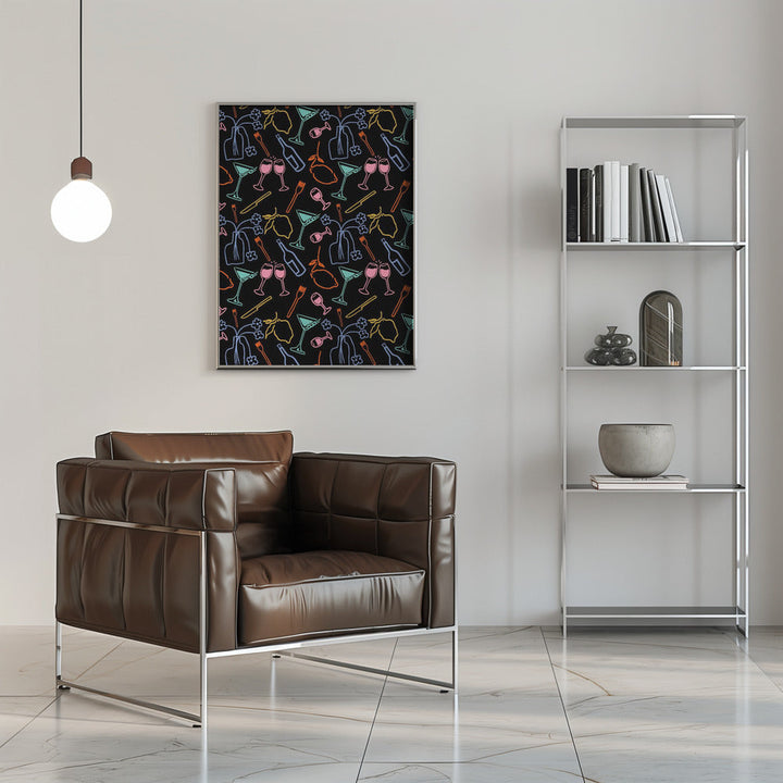 Midnight Feast - Stretched Canvas, Poster or Fine Art Print I Heart Wall Art