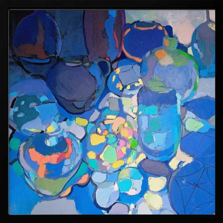 Midnight Oasis - Square Stretched Canvas, Poster or Fine Art Print - I Heart Wall Art - Poster Print, Canvas Print or Framed Art Print