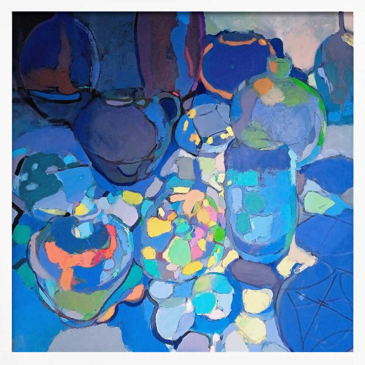 Midnight Oasis - Square Stretched Canvas, Poster or Fine Art Print - I Heart Wall Art - Poster Print, Canvas Print or Framed Art Print
