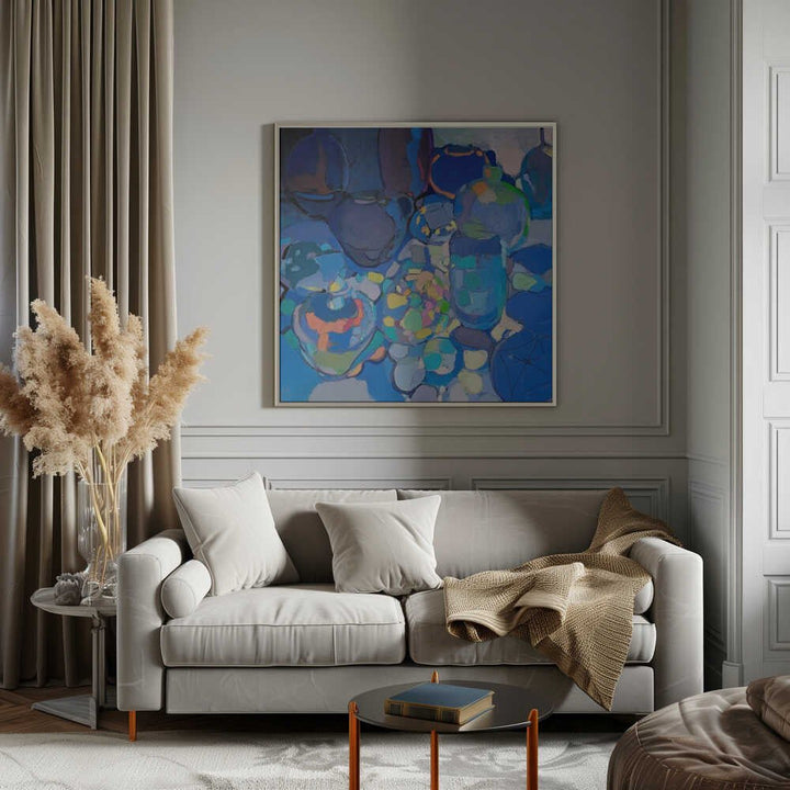 Midnight Oasis - Square Stretched Canvas, Poster or Fine Art Print - I Heart Wall Art - Poster Print, Canvas Print or Framed Art Print