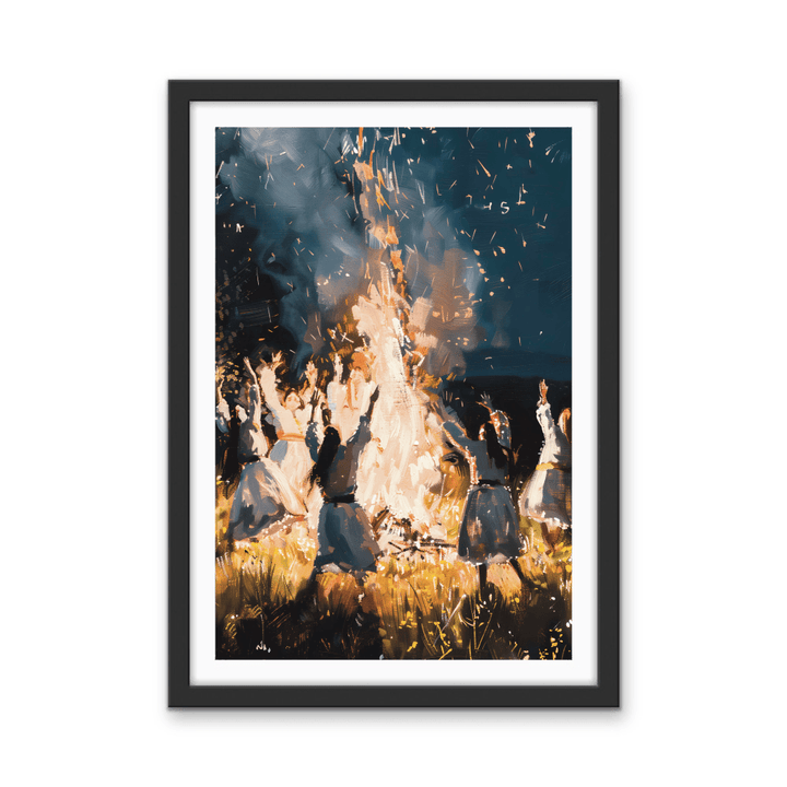 Midsommar - Night Landscape Stretched Canvas or Wall Art Print - I Heart Wall Art - Poster Print, Canvas Print or Framed Art Print