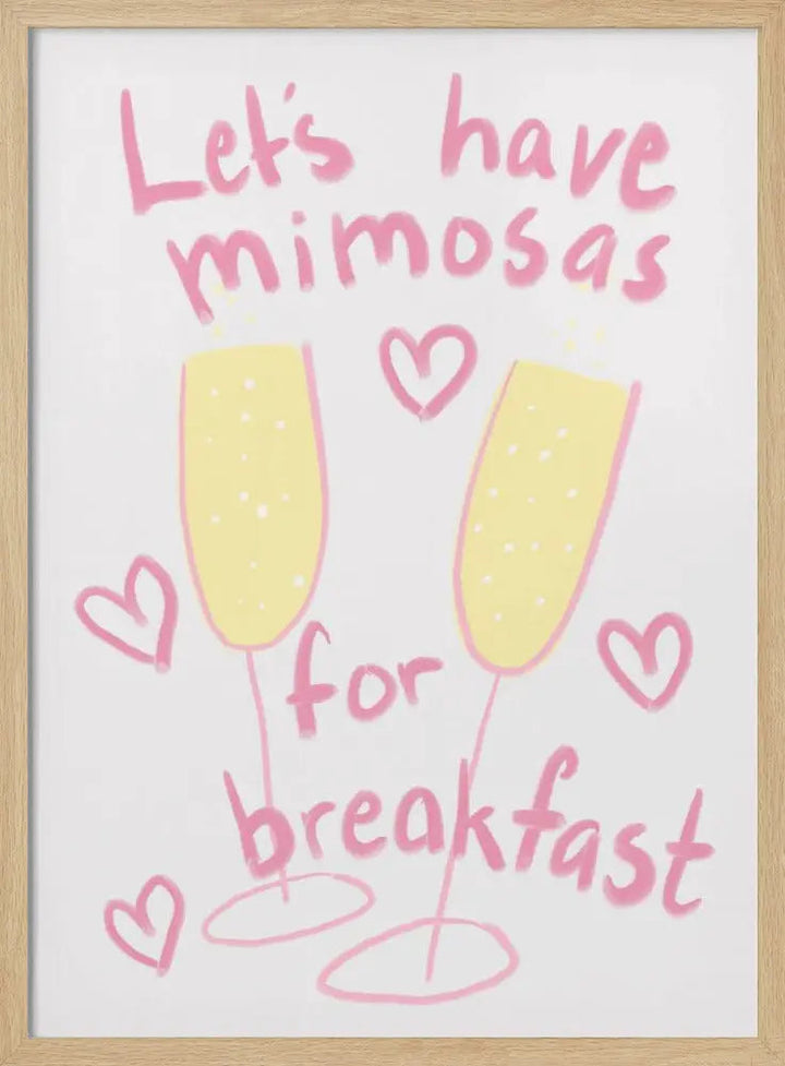 Mimosas - Stretched Canvas, Poster or Fine Art Print I Heart Wall Art