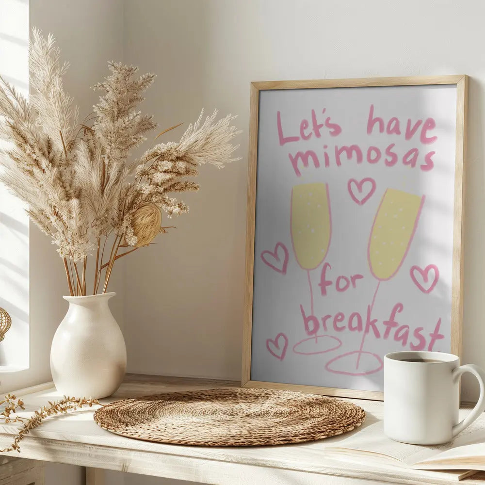 Mimosas - Stretched Canvas, Poster or Fine Art Print I Heart Wall Art