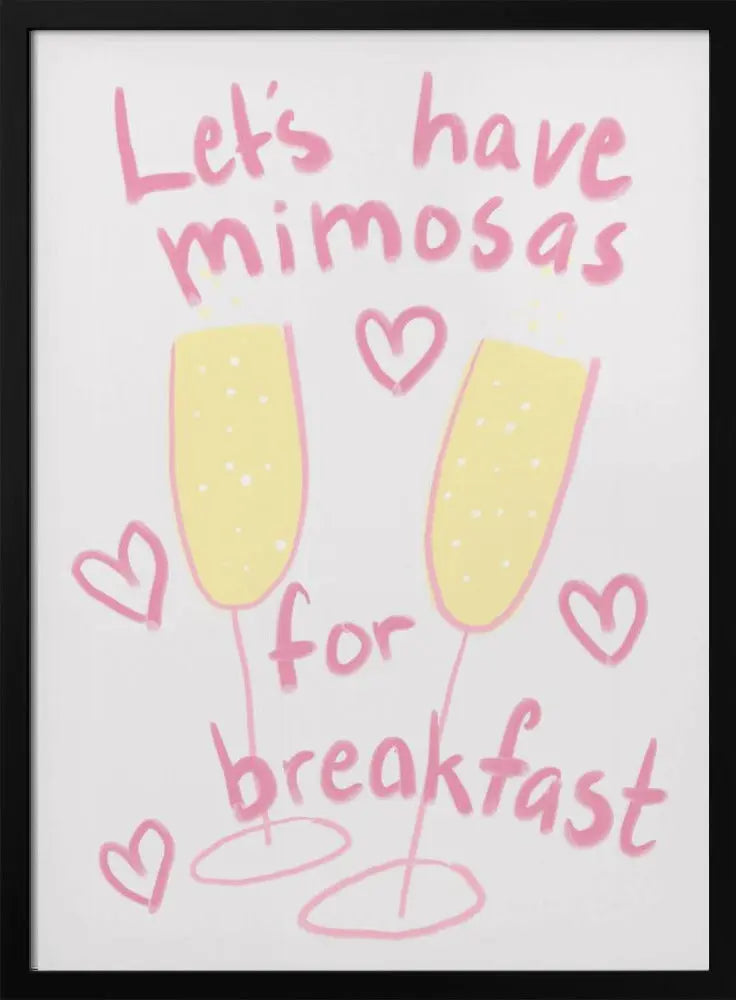 Mimosas - Stretched Canvas, Poster or Fine Art Print I Heart Wall Art