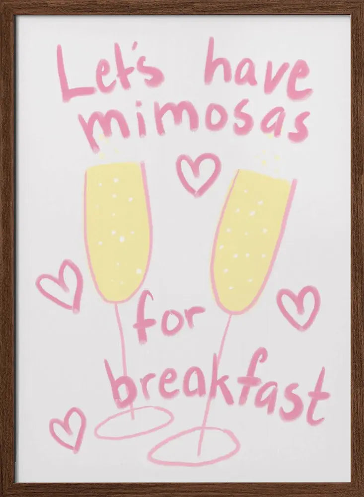 Mimosas - Stretched Canvas, Poster or Fine Art Print I Heart Wall Art