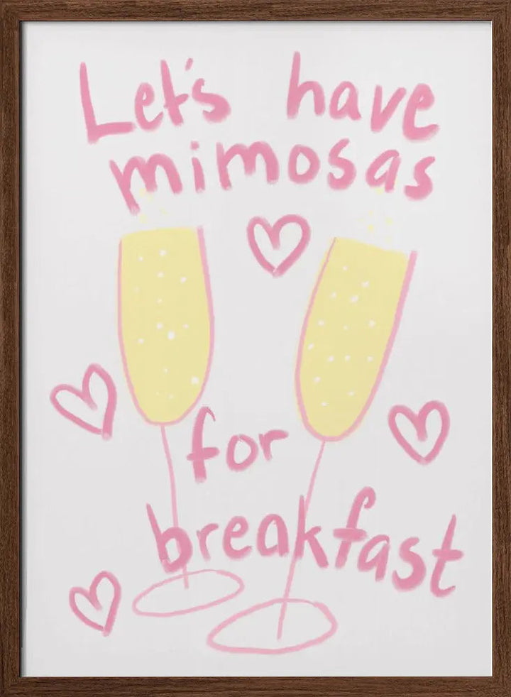 Mimosas - Stretched Canvas, Poster or Fine Art Print I Heart Wall Art