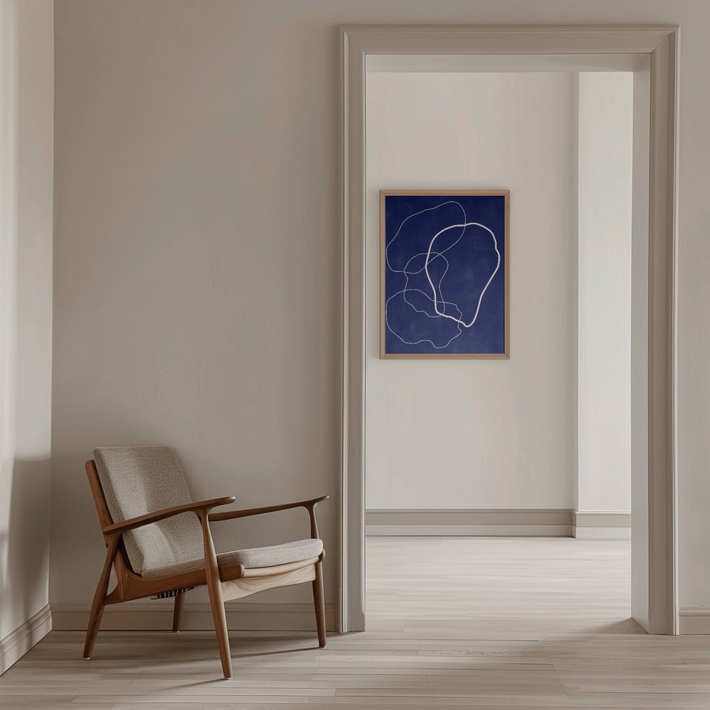 Minimalist Design with Organic Shapes - Stretched Canvas, Poster or Fine Art Print - I Heart Wall Art - Poster Print, Canvas Print or Framed Art Print