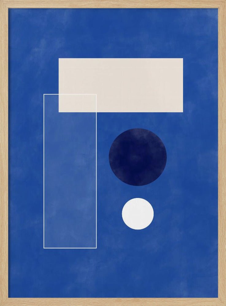 Minimalist Geometric shapes - Stretched Canvas, Poster or Fine Art Print - I Heart Wall Art - Poster Print, Canvas Print or Framed Art Print