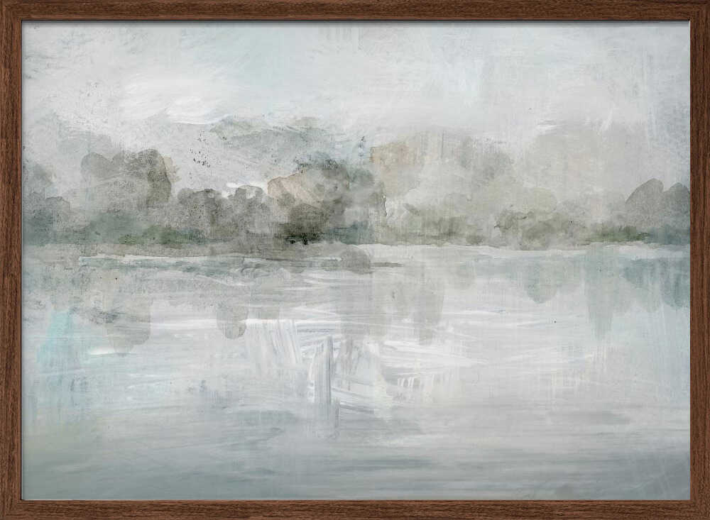 Misty Grays - Stretched Canvas, Poster or Fine Art Print - I Heart Wall Art - Poster Print, Canvas Print or Framed Art Print