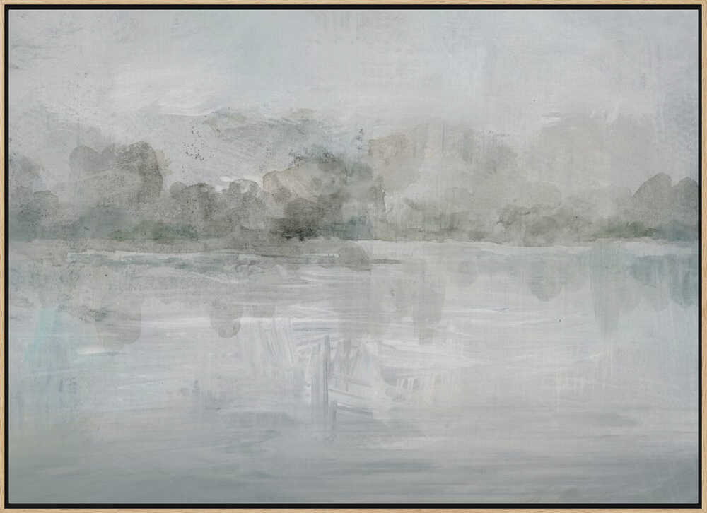 Misty Grays - Stretched Canvas, Poster or Fine Art Print - I Heart Wall Art - Poster Print, Canvas Print or Framed Art Print