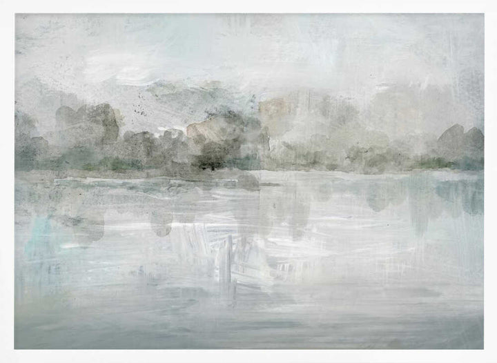 Misty Grays - Stretched Canvas, Poster or Fine Art Print - I Heart Wall Art - Poster Print, Canvas Print or Framed Art Print