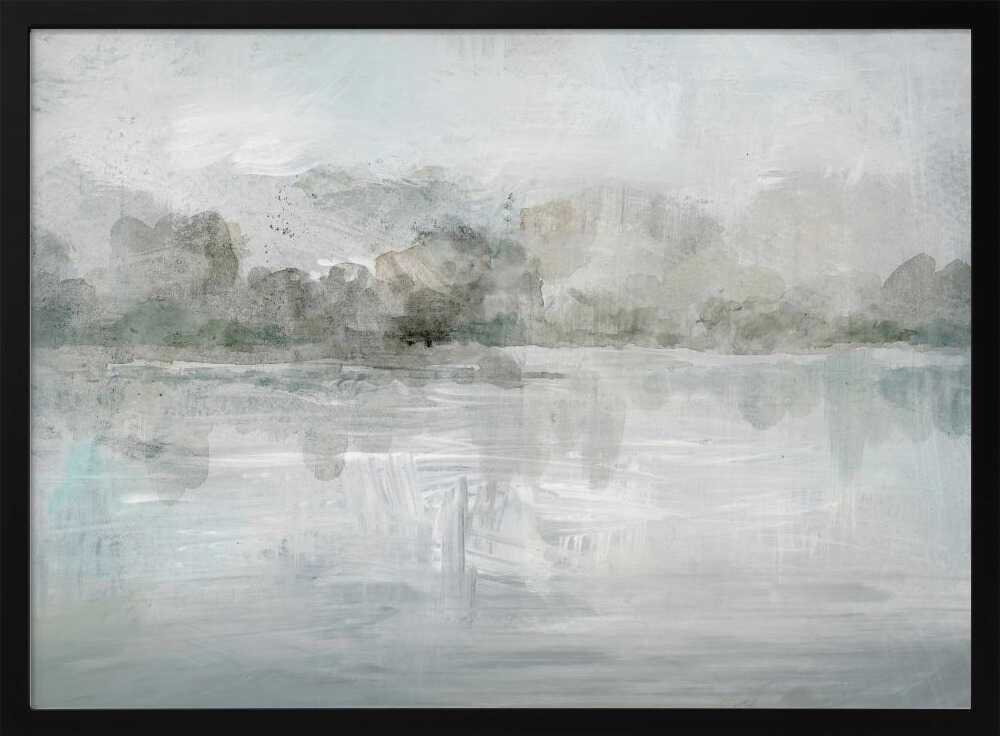 Misty Grays - Stretched Canvas, Poster or Fine Art Print - I Heart Wall Art - Poster Print, Canvas Print or Framed Art Print