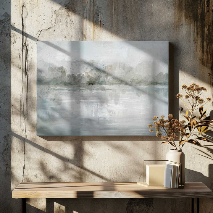Misty Grays - Stretched Canvas, Poster or Fine Art Print - I Heart Wall Art - Poster Print, Canvas Print or Framed Art Print