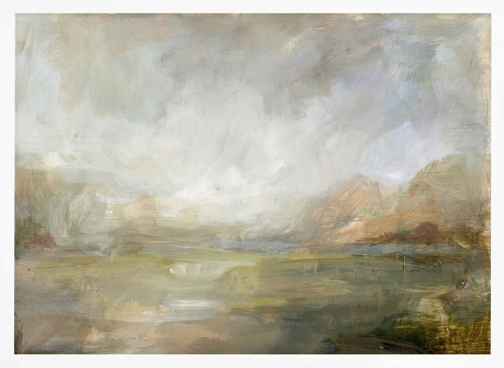 Misty Morning Vista - Stretched Canvas, Poster or Fine Art Print - I Heart Wall Art - Poster Print, Canvas Print or Framed Art Print