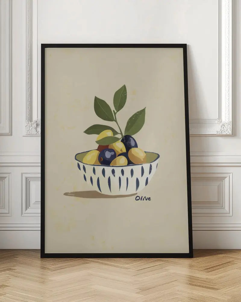 Mix Olive - Stretched Canvas, Poster or Fine Art Print I Heart Wall Art