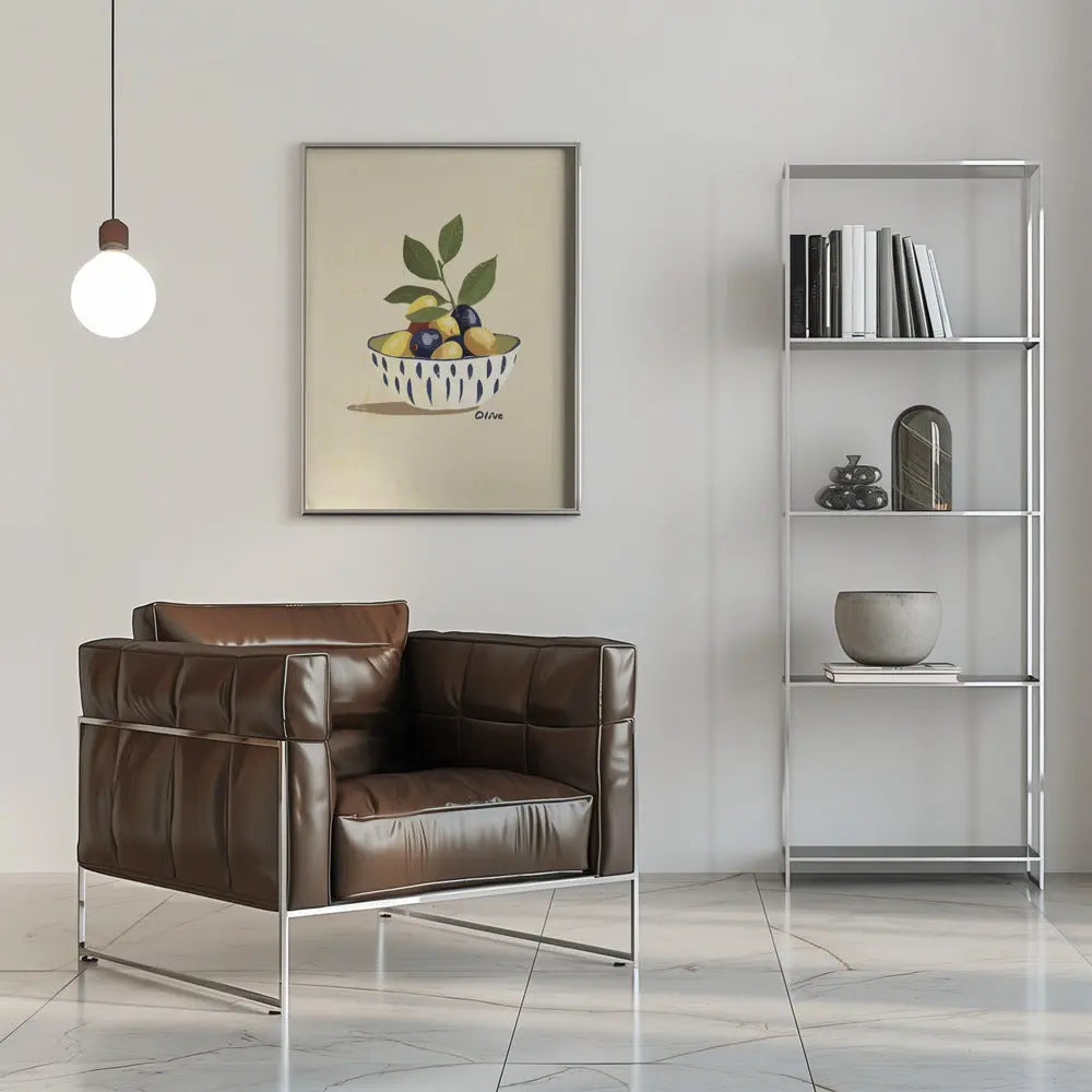Mix Olive - Stretched Canvas, Poster or Fine Art Print I Heart Wall Art