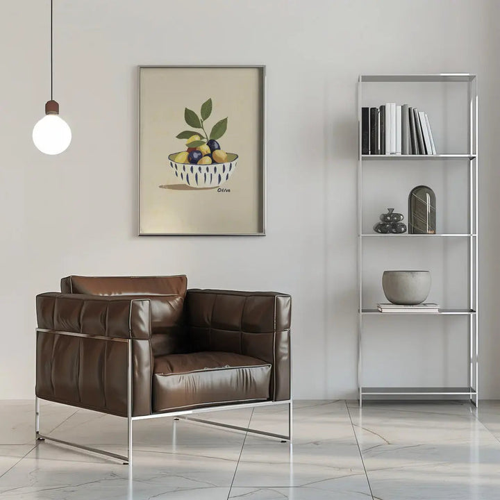 Mix Olive - Stretched Canvas, Poster or Fine Art Print I Heart Wall Art