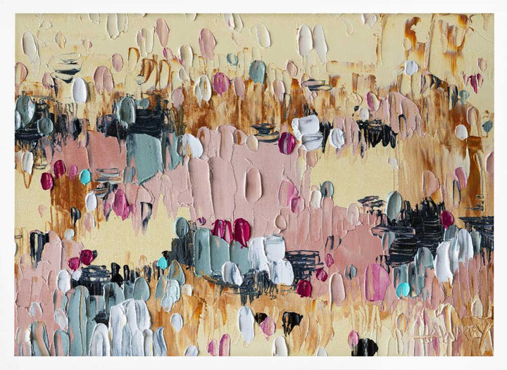 Modern Textured Abstract - Stretched Canvas, Poster or Fine Art Print by Angela Hawkey - I Heart Wall Art - Poster Print, Canvas Print or Framed Art Print