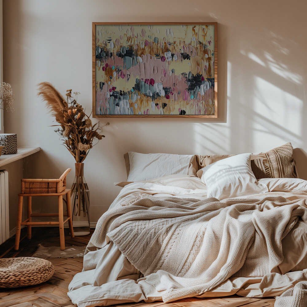 Modern Textured Abstract - Stretched Canvas, Poster or Fine Art Print by Angela Hawkey - I Heart Wall Art - Poster Print, Canvas Print or Framed Art Print