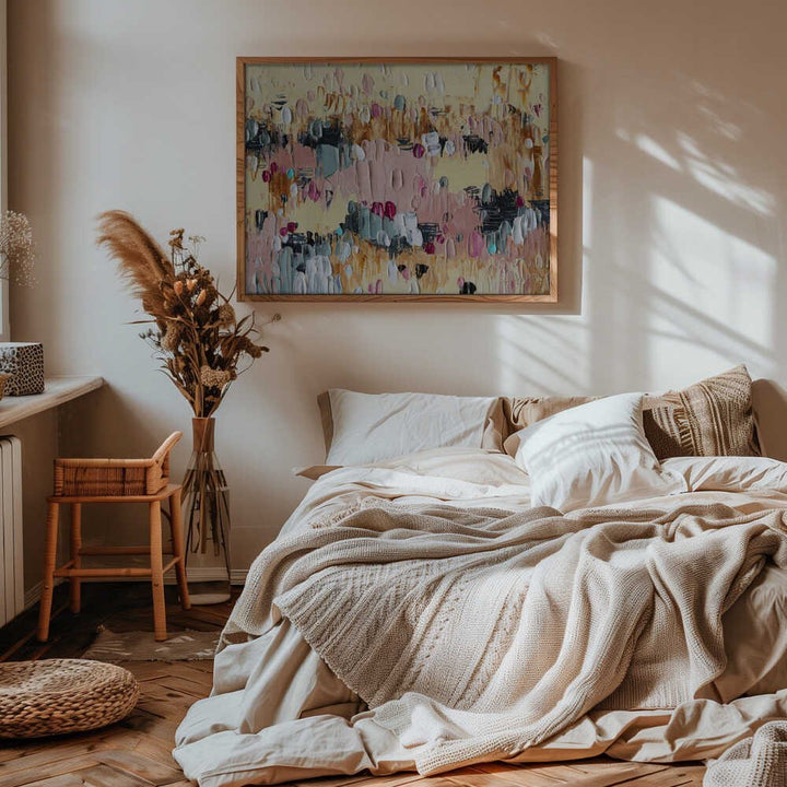 Modern Textured Abstract - Stretched Canvas, Poster or Fine Art Print by Angela Hawkey - I Heart Wall Art - Poster Print, Canvas Print or Framed Art Print