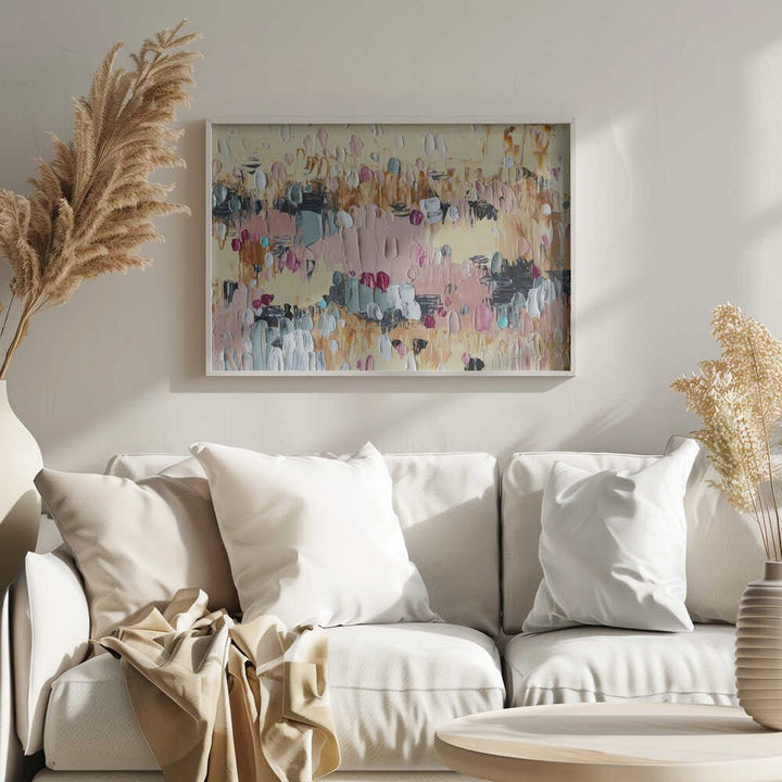Modern Textured Abstract - Stretched Canvas, Poster or Fine Art Print by Angela Hawkey - I Heart Wall Art - Poster Print, Canvas Print or Framed Art Print